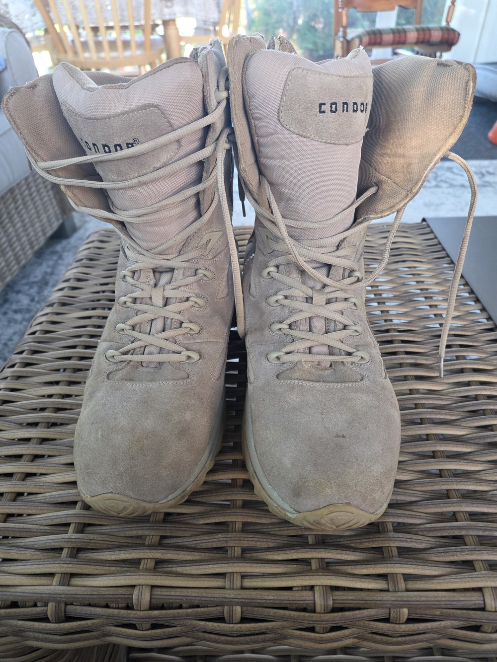 Tactical Men's Desert Tan Combat Boots
